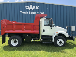clark truck equipment indiana dump body white truck